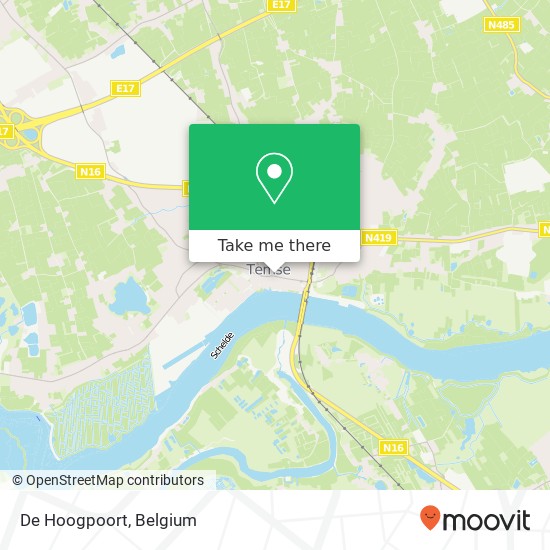 De Hoogpoort map