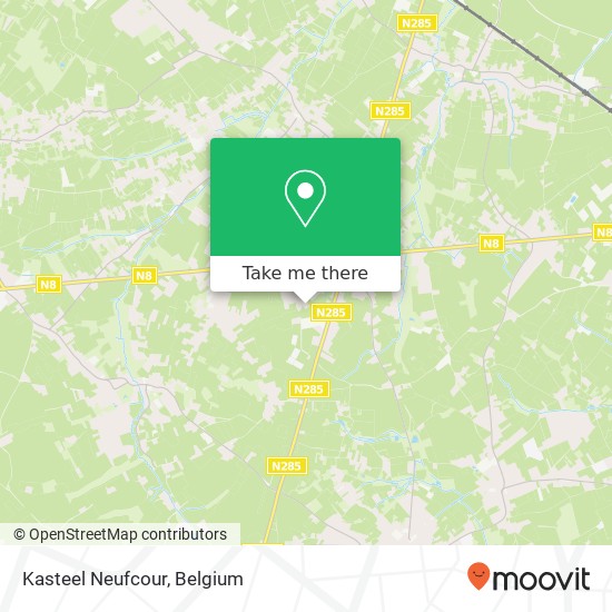 Kasteel Neufcour map