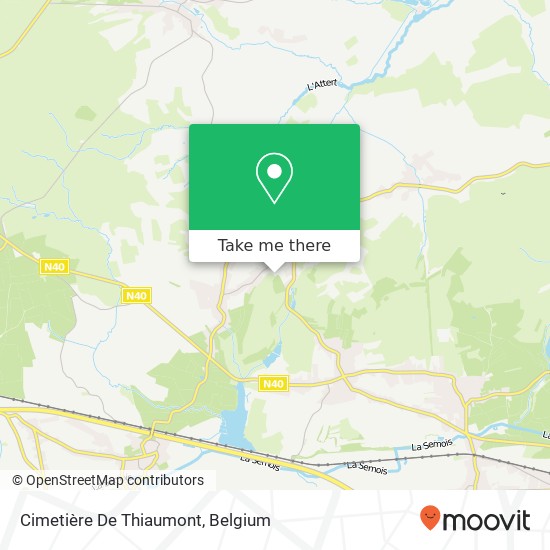 Cimetière De Thiaumont map