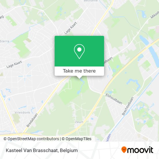 Kasteel Van Brasschaat map