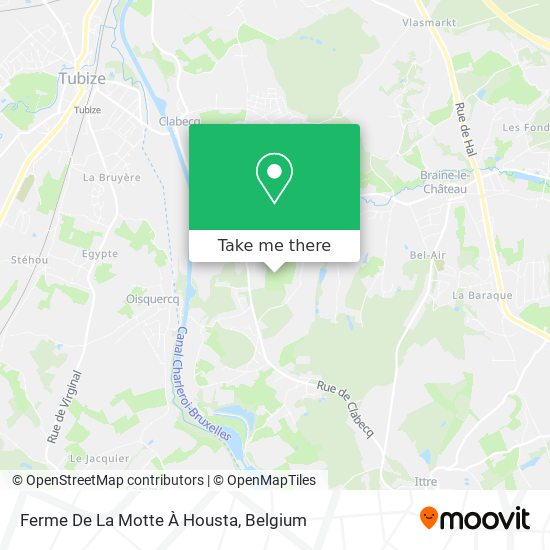Ferme De La Motte À Housta map