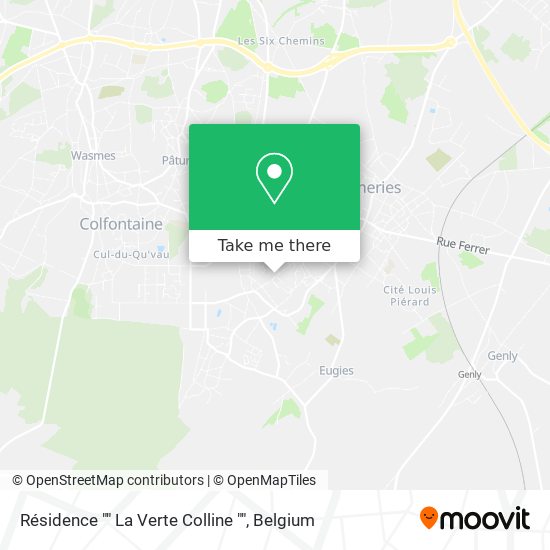 Résidence "" La Verte Colline "" map