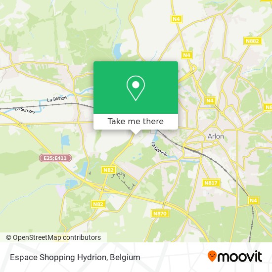 Espace Shopping Hydrion map