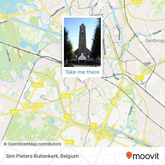 Sint-Pieters-Buitenkerk plan