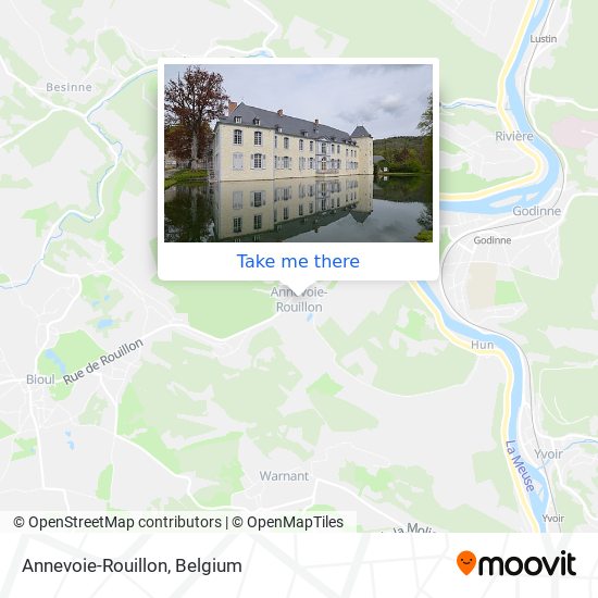 Annevoie-Rouillon map