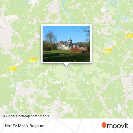 Hof Te Melis map