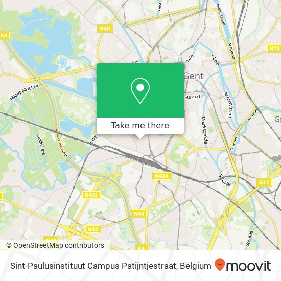 Sint-Paulusinstituut Campus Patijntjestraat map