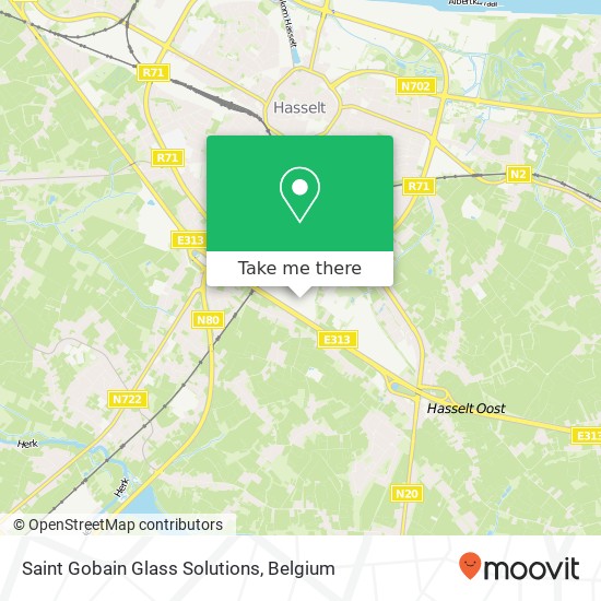 Saint Gobain Glass Solutions map