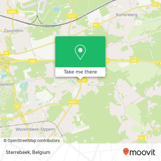 Sterrebeek map