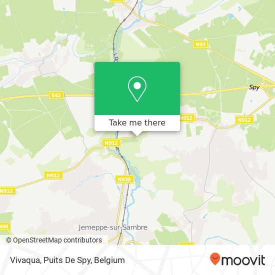 Vivaqua, Puits De Spy map