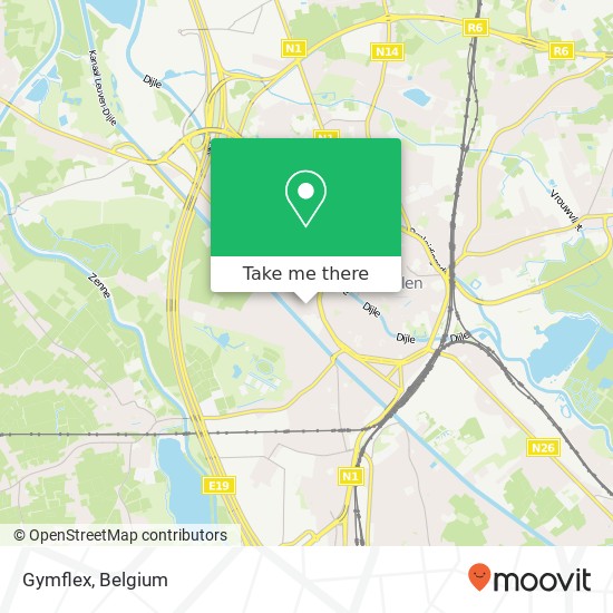 Gymflex map