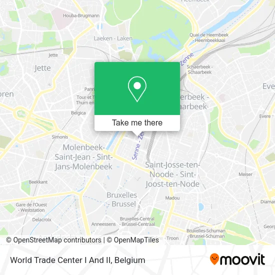 World Trade Center I And II map