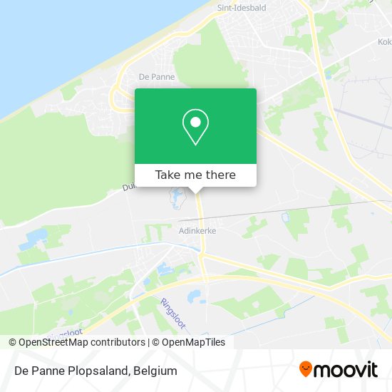 De Panne Plopsaland map