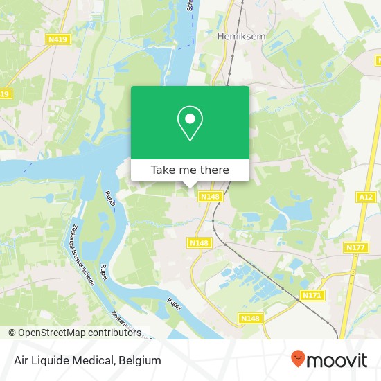 Air Liquide Medical map