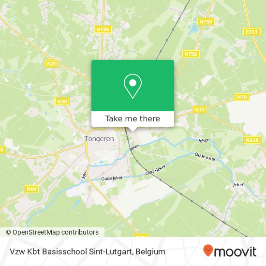 Vzw Kbt Basisschool Sint-Lutgart map