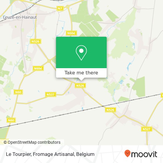 Le Tourpier, Fromage Artisanal map