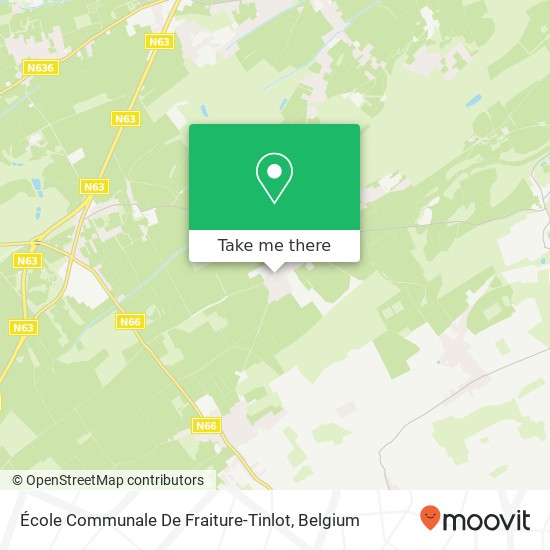 École Communale De Fraiture-Tinlot map