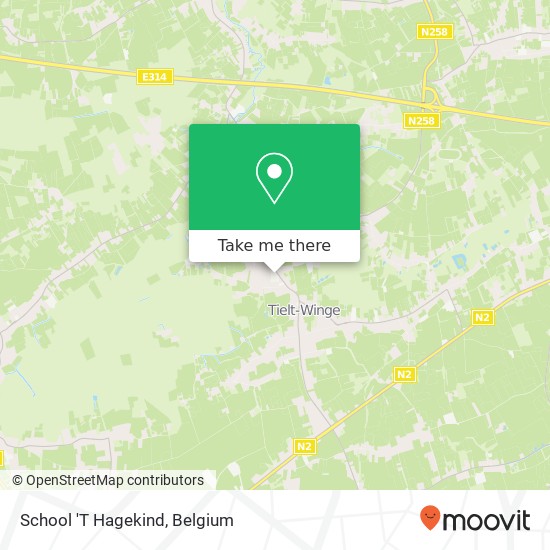 School 'T Hagekind map