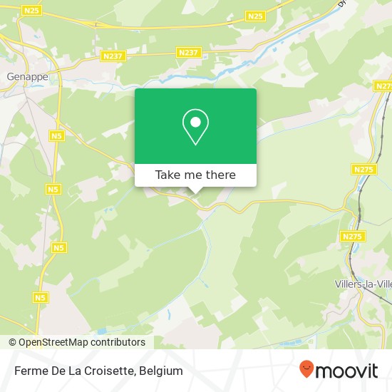 Ferme De La Croisette map