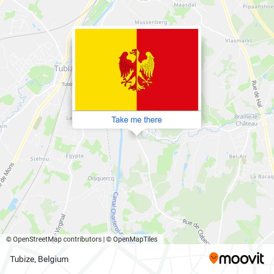 Tubize map