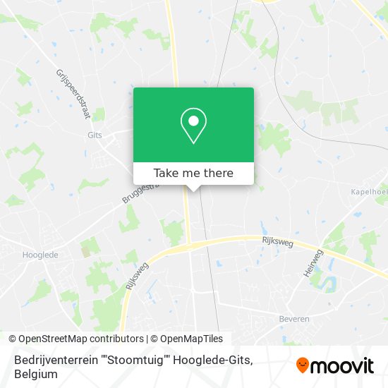 Bedrijventerrein ""Stoomtuig"" Hooglede-Gits map
