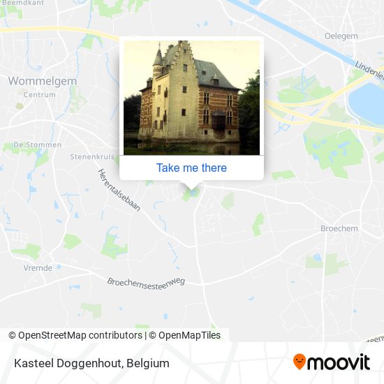 Kasteel Doggenhout map