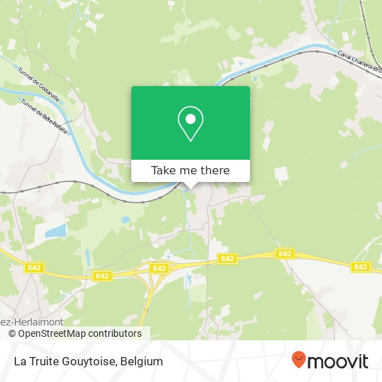 La Truite Gouytoise map