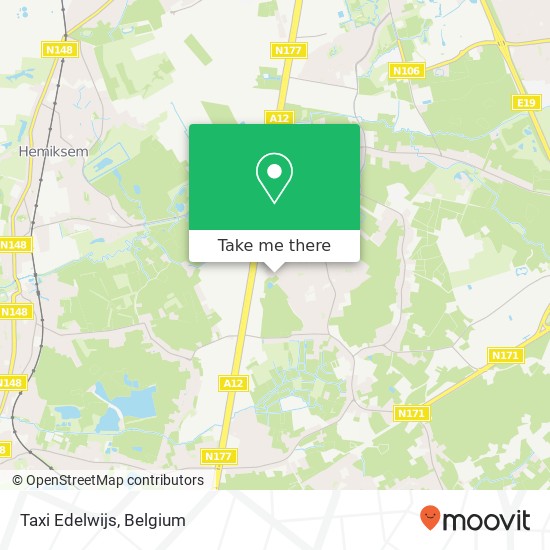 Taxi Edelwijs map
