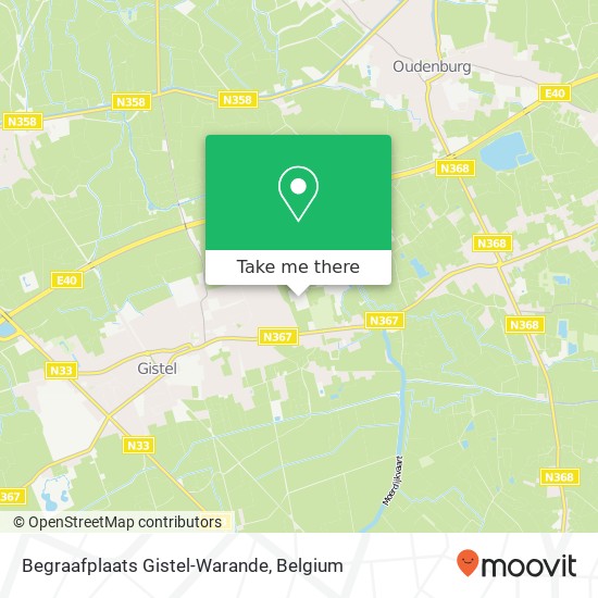 Begraafplaats Gistel-Warande map