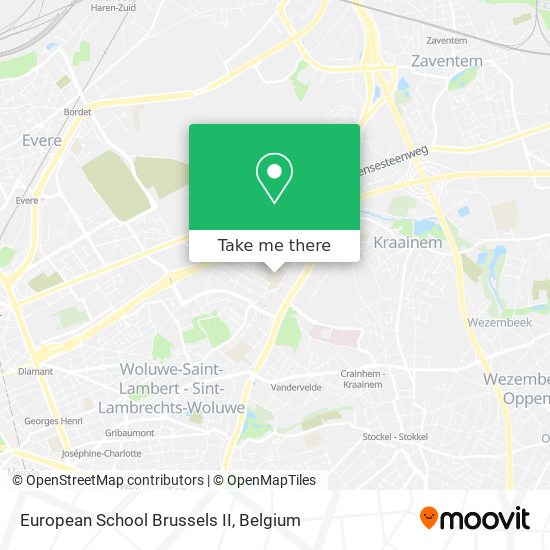 European School Brussels II plan