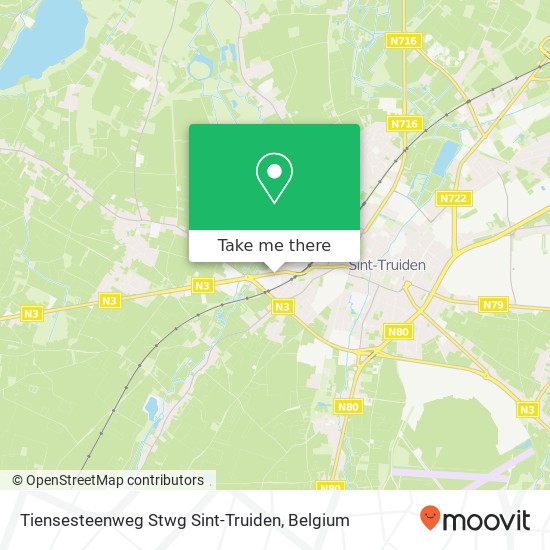 Tiensesteenweg Stwg Sint-Truiden map