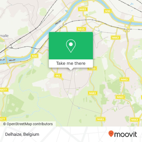 Delhaize map