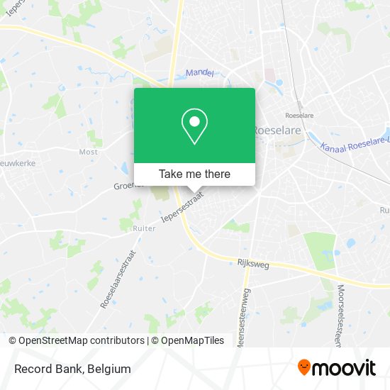 Record Bank map