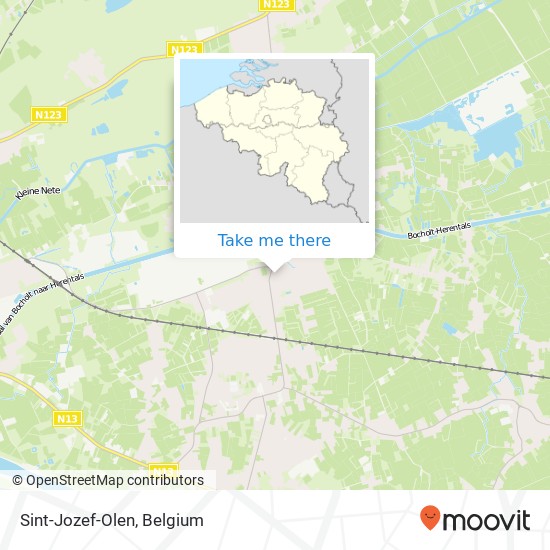 Sint-Jozef-Olen map