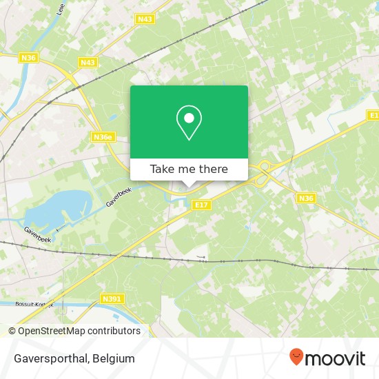 Gaversporthal map