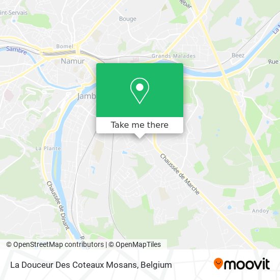 La Douceur Des Coteaux Mosans map