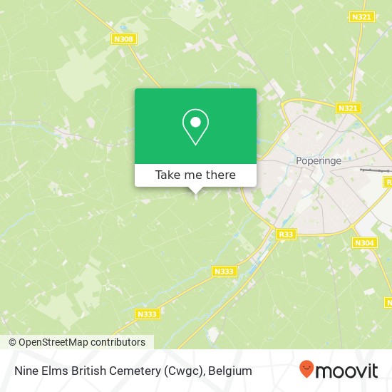 Nine Elms British Cemetery (Cwgc) plan