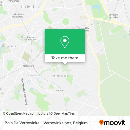 Bois De Verrewinkel - Verrewinkelbos plan