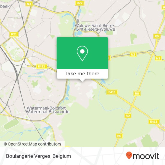 Boulangerie Verges map