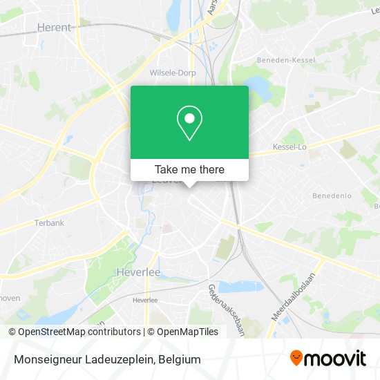 Monseigneur Ladeuzeplein plan