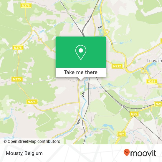 Mousty map