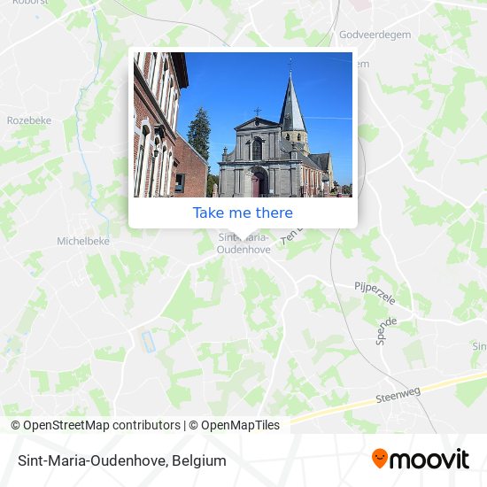 Sint-Maria-Oudenhove map