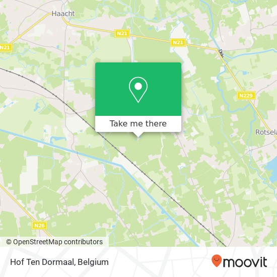 Hof Ten Dormaal map