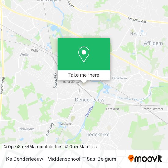 Ka Denderleeuw - Middenschool 'T Sas map