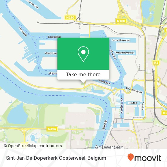 Sint-Jan-De-Doperkerk Oosterweel plan