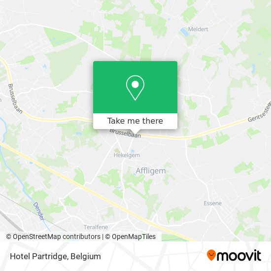 Hotel Partridge map