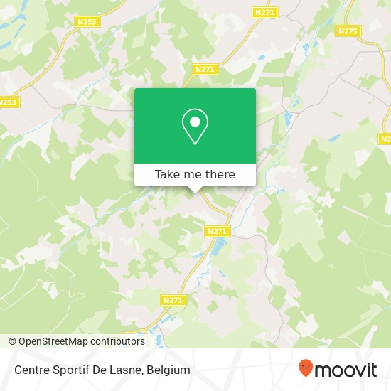Centre Sportif De Lasne map
