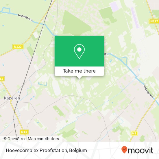 Hoevecomplex Proefstation plan