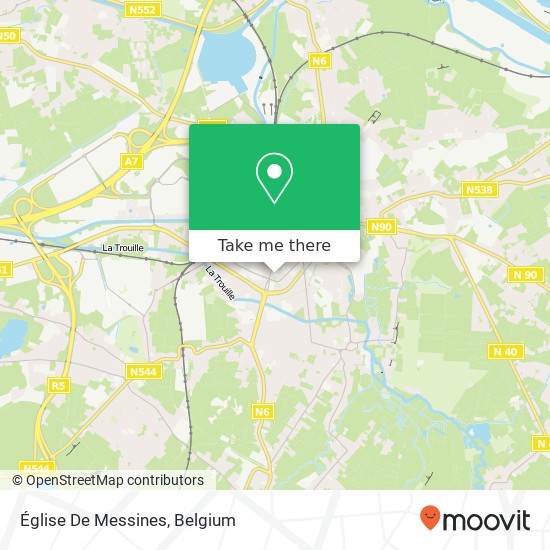 Église De Messines map