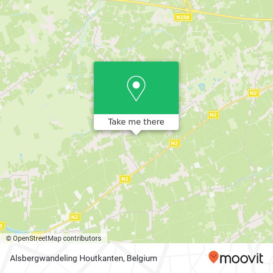 Alsbergwandeling Houtkanten map